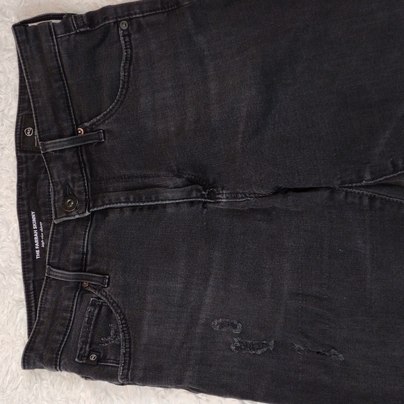Ag Adriano Goldschmied The Farrah Light Black Five Pocket High Rise Skinny Jean - Picture 2 of 15